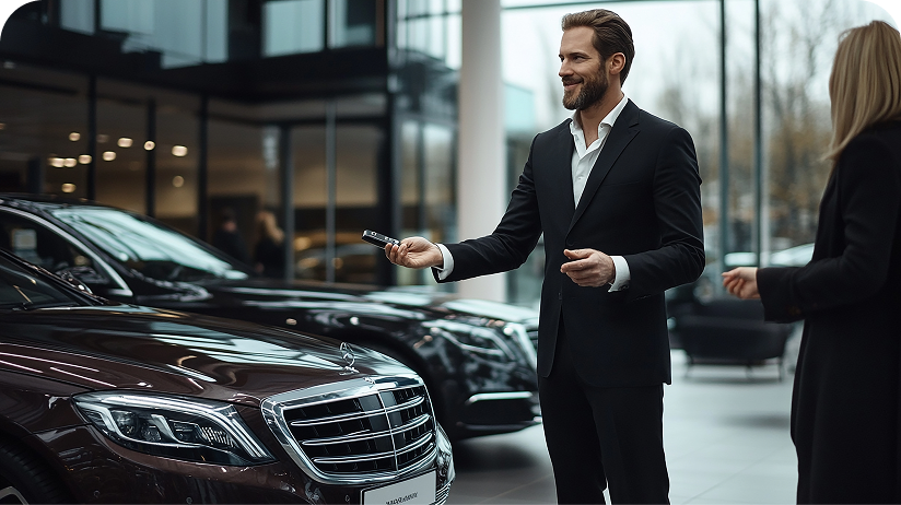 man-diligently-works-car-welllit-garage-surrounded-by-tools-parts 3 Vehículo empresarial listo para traslado corporativo premium